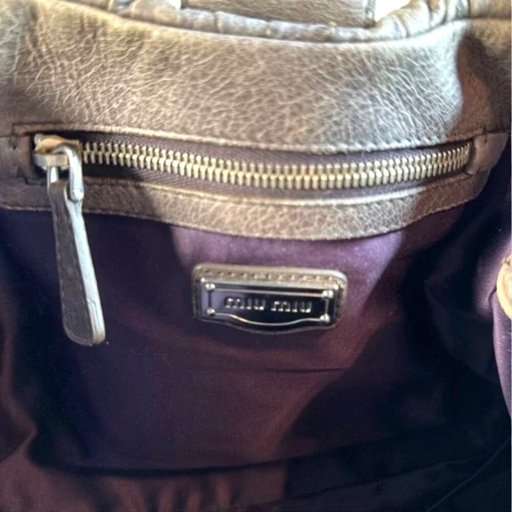 💛SOLD💛 MIU MIU Matelasse Nappa Leather Vintage Shoulder Bag with Key with COA - Picture 13 of 17